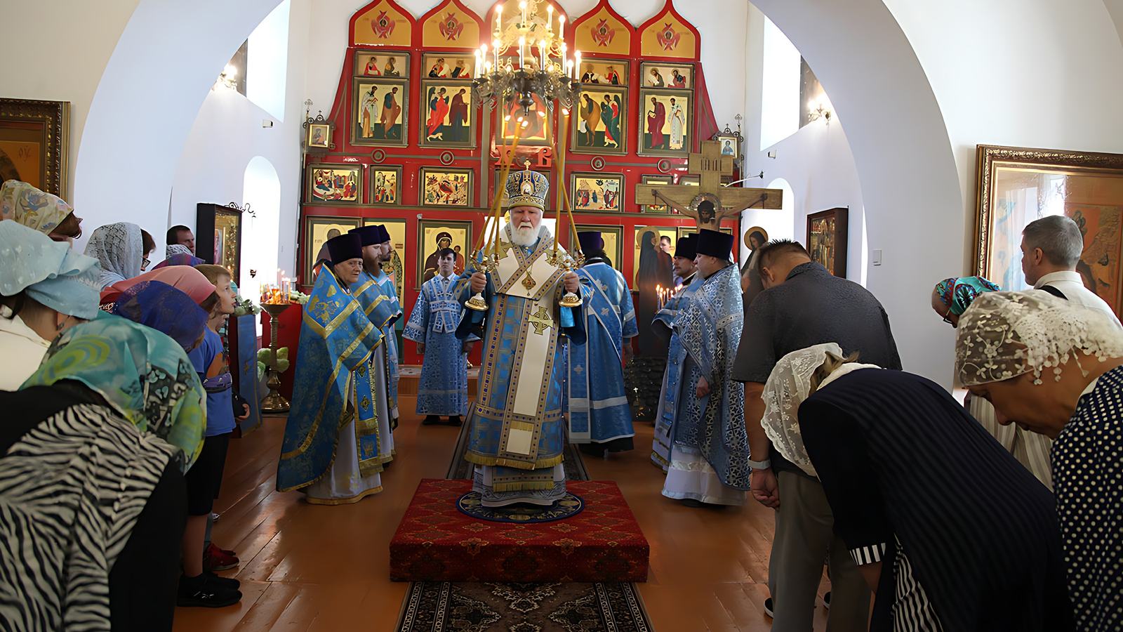 Праздник в Смоленском храме Шопши